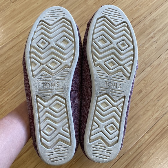 Women’s Toms Shearling Alpargata Shoes Sz 7.5 W - Picture 6 of 9